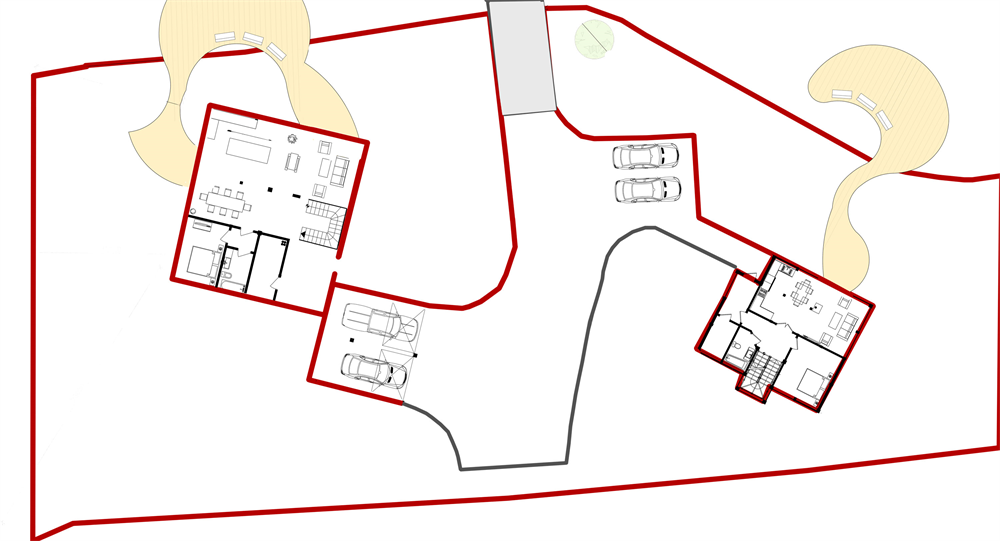 Планировка коттеджа Графские пруды, пл.1